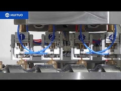 워터 크림 충전 및 캡핑 기계, 충전, 글랜딩 및 나사 조이기