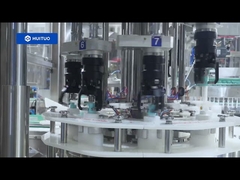 샴푸 및 헤어 컨디셔너용 Huituo 자동 60bpm 8헤드 회전 캡핑 기계