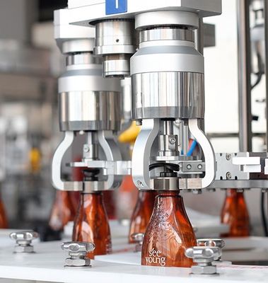 후이투오 자동 교차로 PET과 캡 언스크렘블러와 글라스 병마개기