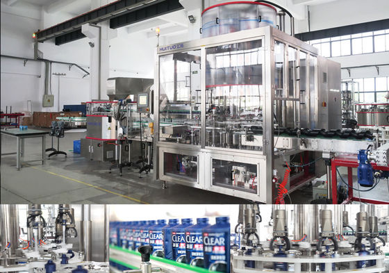 합성 세제를 위한 7200BPH 플라스틱 병 뚜껑봉함기 4000W