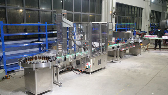 PLC 제어와 4000W 캡슐 충전기 캡퍼 기계