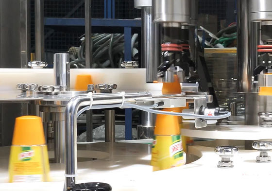 원 클릭 전환 서보 기구에 의한 병 타전기 기계